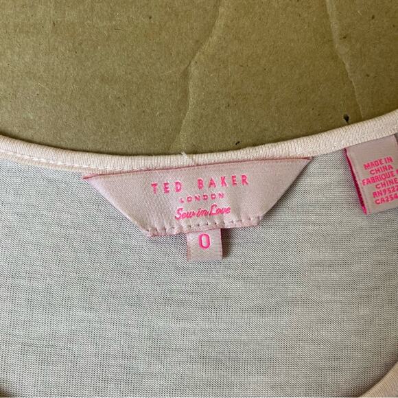 Ted Baker London Pink Sequin Top - Picture 8 of 8